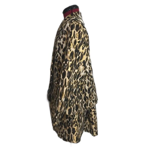 Nine West Skirt Suit Size XXL Leopard Jacquard 2-Piece Set Blazer & Skirt NWT - Picture 9 of 15